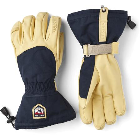 Hestra Narvik Ecocuir - 5 Finger Men ski gloves Blue 10