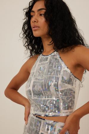 NA-KD Party Haut imprimé - Tops habillés - Multicolore - EU 36