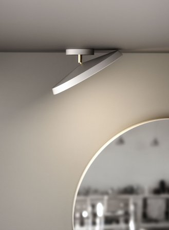 Kaito 2 Pro taklampe Ø30 - hvit