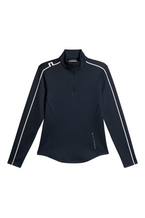 J.Lindeberg - Golf - Nefe Quarter Zip Mid Layer - Blå - Kvinna - M