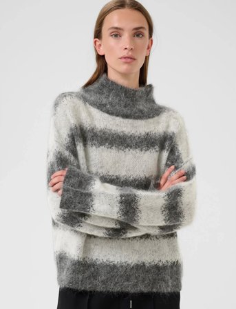 Karen By Simonsen Kbchase Turtleneck - Grey - L