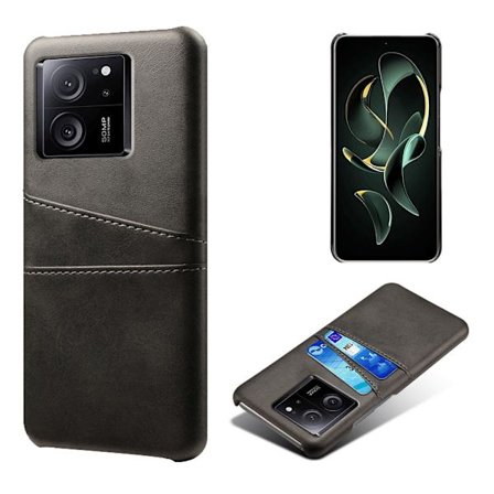 Nahkainen korttikotelo Xiaomi 13T Musta