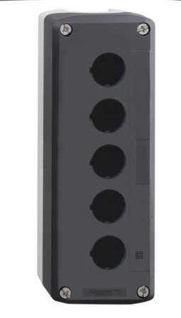 Schneider Electric XALD05 Trykknappboks tom, plast 5 manøvreringsposisjoner, Elfordeling & strømforsyning