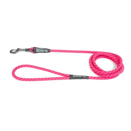 Selected by ZOO - Kobling Rufus tau Φ8 mm x 180 cm Pink - Hund - Halsbånd - ZOO.no