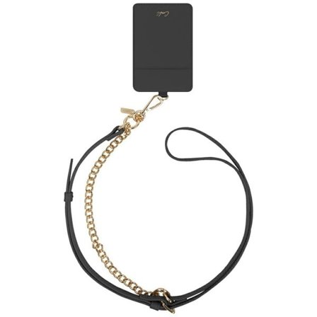 Uniq Coehl Caryne 3-i-1 nyckelband för telefon med kortplånbok - Svart