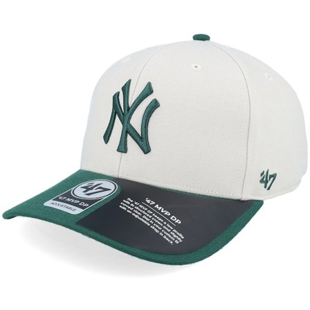 47 Brand - New York Yankees Replica Cold Zone Mvp Dp Bone Adjustable Adjustable Beige Cap - MLB @ Hatstore