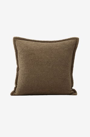 Venture Home - Pudebetræk Tuva - Brun - Pyntepuder & pudebetræk - 60X60 - Fra Homeroom