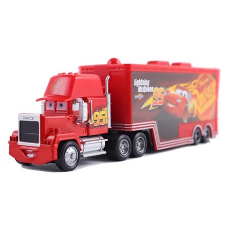 Disney Pixar Cars Lastebiler Mack Anime Leketøy Bil Ramirez Container Lastebiler Racing Dinoco 1:55 Støpt Modell Barnebursdagsgaver