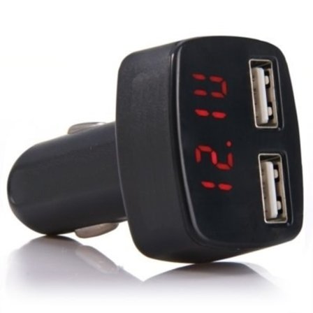 Cigg- ja USB-yleismittari autoon