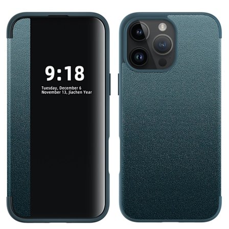 iPhone 16 Pro Fodral - Elegant Design med Smart Fönster!