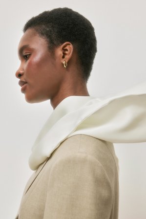 NA-KD Lot de 2 paires de créoles en plaqué or - Bijoux - Or - One Size