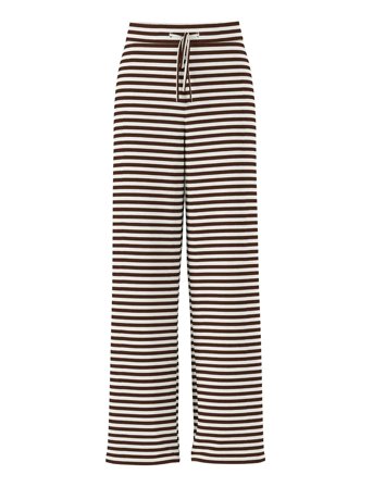 Pieces Pclaya Mw Wide Pants Jrs Noos - Brown - M