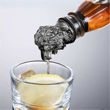 Zinklegering Hjort Elg Vin Hælder Prop til Bar, Restaurant, Olie & Eddike Brug