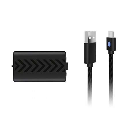1200 mah genopladeligt batteri med 10FT USB C-opladningskabel og mikro-USB-adapter til X Series X|S