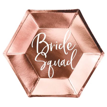 Bride Squad Papptallerken 6-pakning