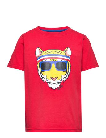 Tndiego S_S Tee T-shirts Short-sleeved Rød The New