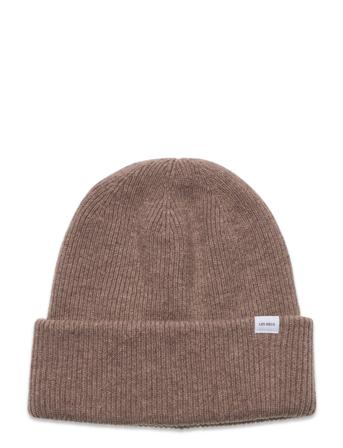 Wayne Recycled Wool Beanie Accessories Headwear Beanies Beige Les Deux