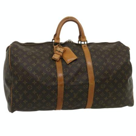 Louis Vuitton Vintage, Pre-owned Keepall Bruin, Dames, Maat:ONE Size