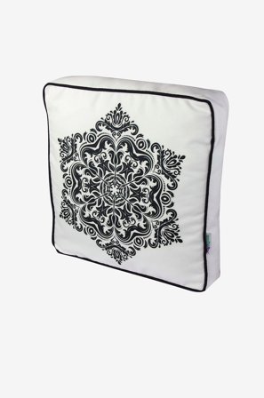 Wallity - Istuintyyny - Gravel 42x42 cm - Valkoinen - Istuintyynyt - - Homeroom