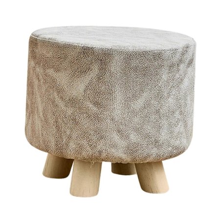 Rund Liten Pall Fotpall Ottoman Byt Sko Pall Vadderad Sits Fritidspall Fotstöd Fotstöd för Lekrum Entré