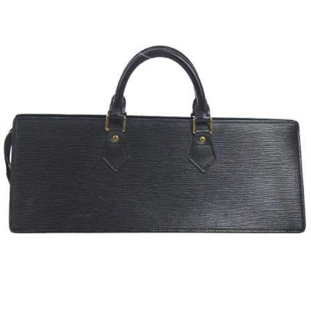Louis Vuitton Vintage Pre-owned Leather louis-vuitton-Tass , Zwart , Dames , Maat: ONE Size Vintage Tassen