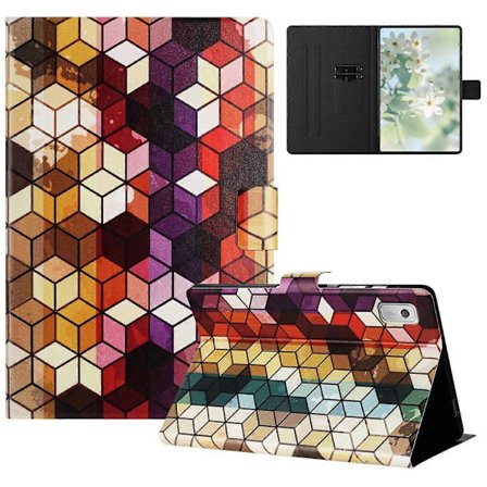 Case for Lenovo Tab M9 TB-310FU Pattern Printed Stand Leather Tablet Cover with Card Slots