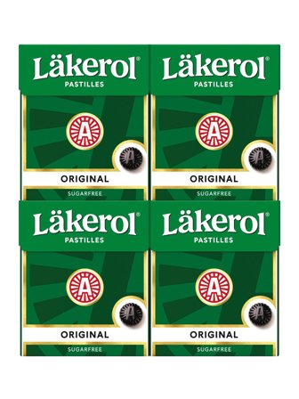 Läkerol Orginal 4-pack 0.1kg