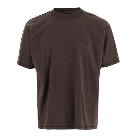 Stüssy, T-Shirts Bruin, Heren, Maat:S,Katoen