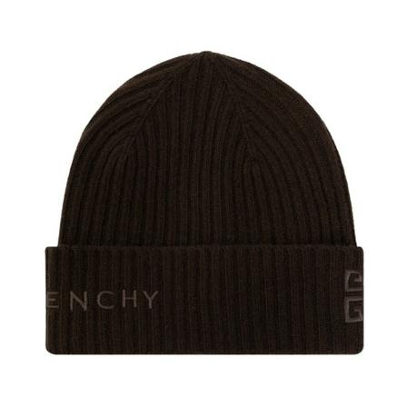 Givenchy Beanie with logo Brun, Herre Accessories, Størrelse: ONE Size