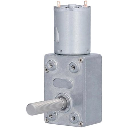 JGY370 Turbin Motor med gängad axel M8 Skruv Låg Hastighet Självlåsande Motor Axellängd 33mm DC24V (150RPM)