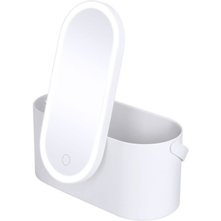 Meikkipussi peilillä ja LED-valolla, kannettava, ZQKLA