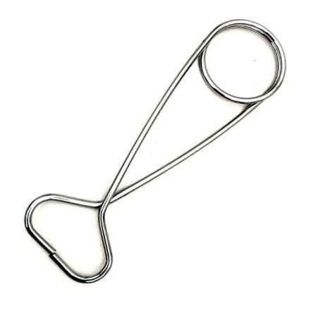 Fiskmunöppnare i rostfritt stål Vattenflaskhängare Fiskekäft Q