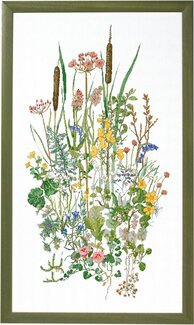 Broderipakke Bilde Vannplanter Lin - Permin