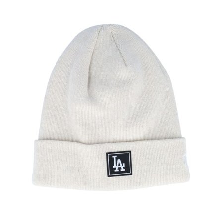 New Era - MLB Beige cuff Beanie - Los Angeles Dodgers Team Beanie Horn/Black Cuff @ Hatstore