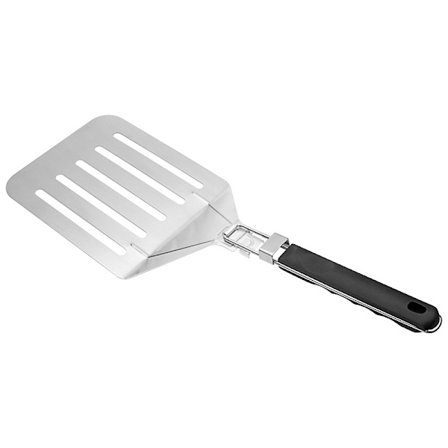 Rostfritt Stål Tårt Pizza Spade Plus Storlek Fällbar Med Halkskydd Handtag
