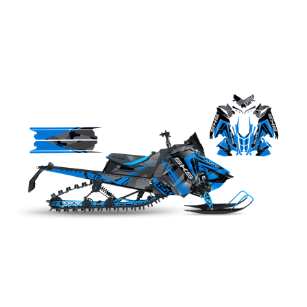 Tarrasarja SweTown Orak Sininen - Polaris Axys 800 Switchback XCR 2018-2020