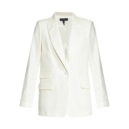 Rag & Bone Blazers vit, Dam, Dam, Storlek: S