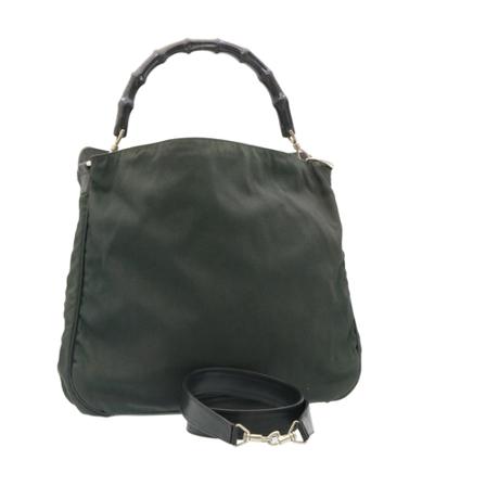 Gucci Vintage, Pre-owned Shoulder Bag Bruin, Dames, Maat:ONE Size,nylon