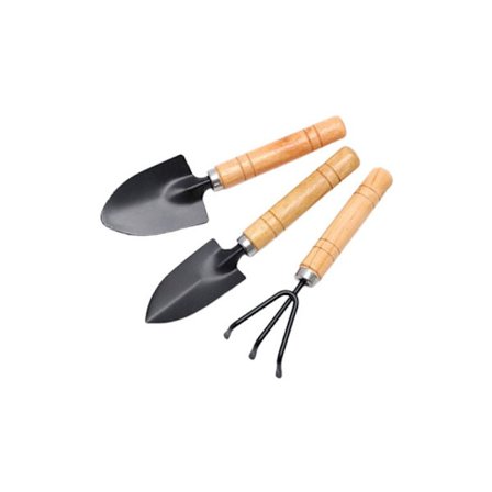 Puutarhan kolmiosainen sarja lapio mehikasvi ruukku lapio löysä maaperä kukka lapio sarja kotitalouksien kasvit pieni lapio