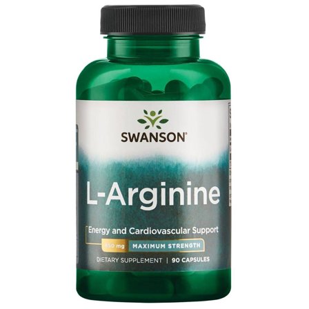 L-ARGININE (850MG) 90 kaps. SUPER STRENGTH SWANSON