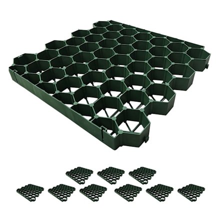 Plastgræsnet til indkørsler og stier, 50x50 cm