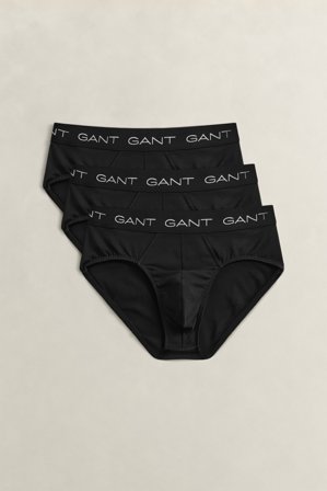 GANT Herren 3er-Pack Unterhosen (L) Schwarz