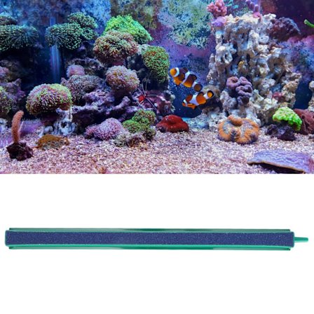 Akvarium Grön Luftsten Bubbel Frisläpp Mineralfilter Strip Akvarium Luftsten Bar Längd 25cm / 9.8in