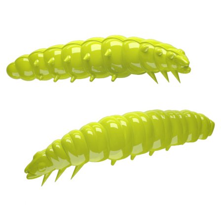 Libra Lures Larva 30 Garlic (15-pack) - Hot Yellow
