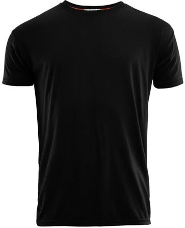 Aclima - LightWool Classic Tee merinovillainen t-paita - Musta - Miesten