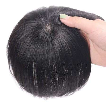 Clip-On Hair Topper Straight Extension Cover Vit Sparse Hair Hairpiece