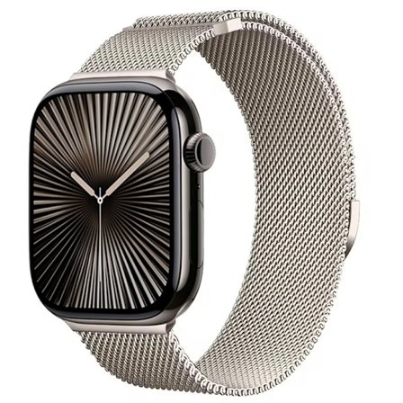 Milanese Armband för Apple Watch Band Ultra2 49mm 10 46mm 9 8 7 45mm 41mm Metall Magnetiskt Armband iWatch 6 5 4 SE2 44mm 40mm 42mm