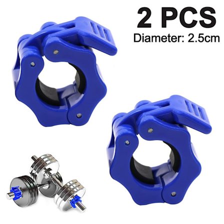 2 stk Gym Barbell Clamps Quick Connect Barbell Collar Clips for