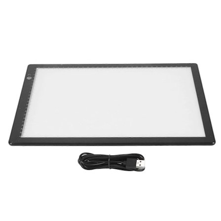 Slide Viewer Ultra Slim A4 Størrelse 3 Lysstyrke Tilstand APP Redigering Blød LED USB Drevet Slide Scanner til Film Negativ