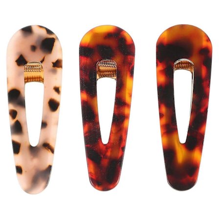 3 stk. Vanddråbe Hårklemme Kreative Hårnåle Hårspænder Hårsmykker Hårtilbehør Hårsideklemme til Kvinder Piger (tilfældig stil)[D]